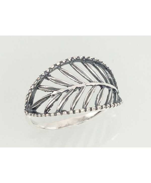 925° Genuine Sterling Silver ring, Stone: No stone, Type: Women, 2101179(POx-Bk)