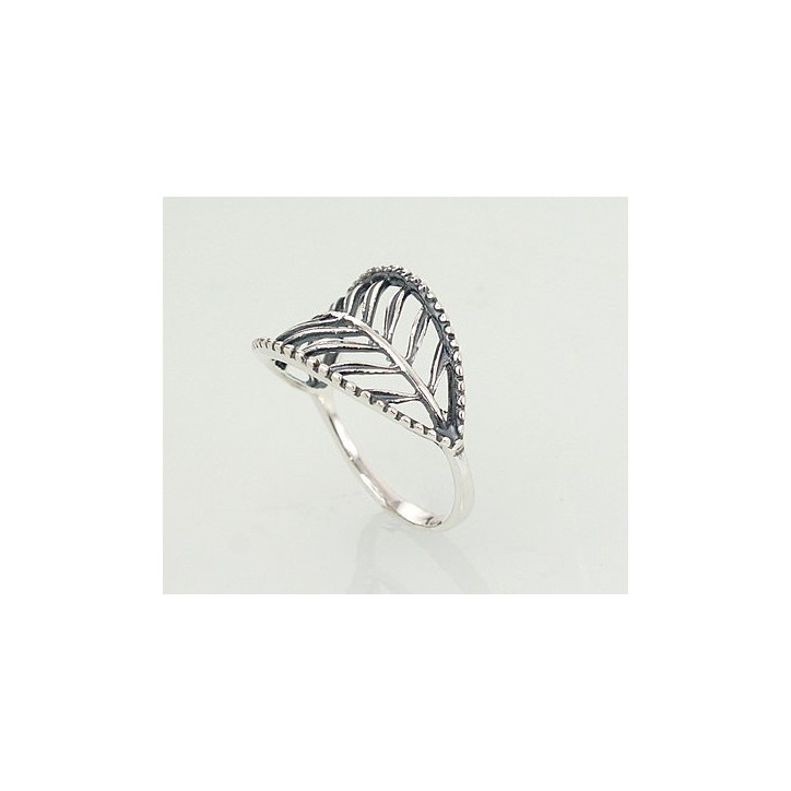 925° Genuine Sterling Silver ring, Stone: No stone, Type: Women, 2101179(POx-Bk)