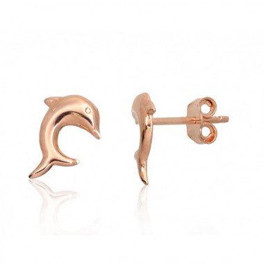 Gold classic studs earrings, 585°, No stone, 1201372(Au-R)