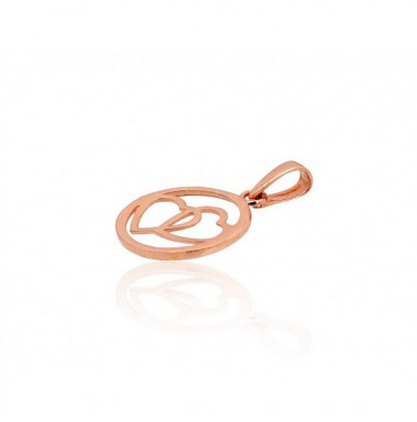 Gold pendant, 585°, Rose gold, No stone, 1300716(Au-R)