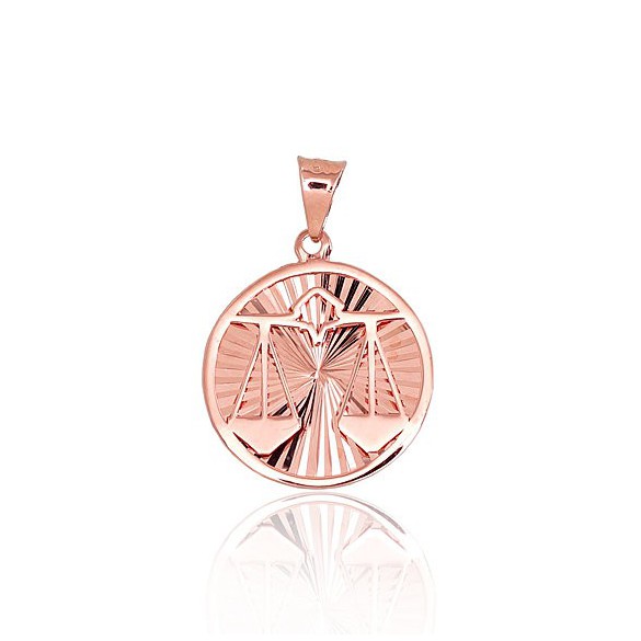 Gold pendant, 585°, Rose gold, No stone, 1300627(Au-R)