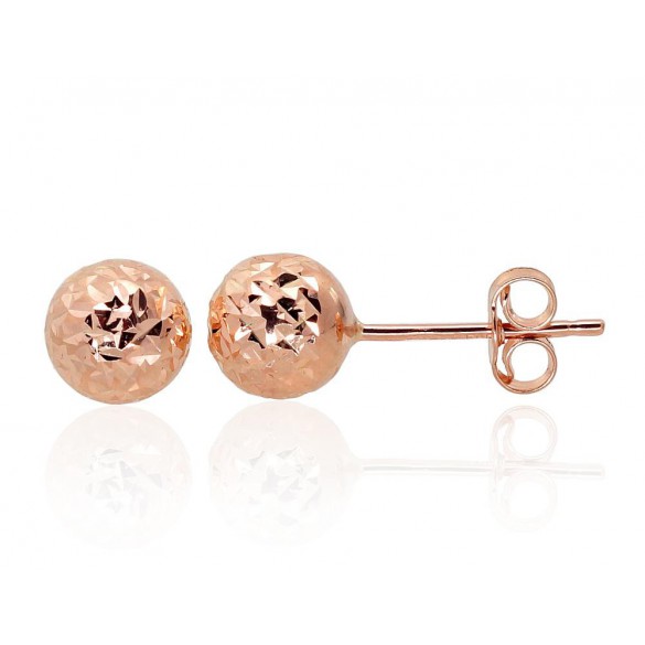 Gold classic studs earrings