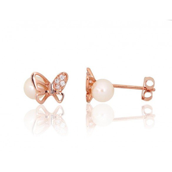 Gold classic studs earrings