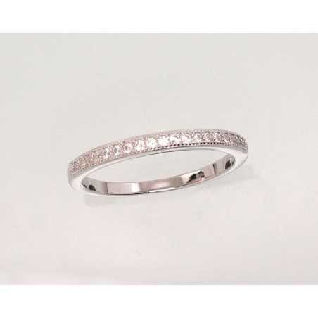 925° Genuine Sterling Silver ring, Stone: Zirkons , Type: Women, 2101479(PRh-Gr)_CZ