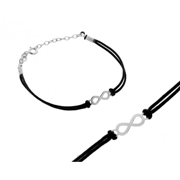 925 Sterling silver bracelet with thread
