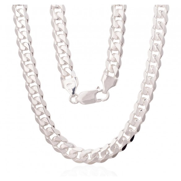 Sudraba ķēdīte Kartjē 6 mm