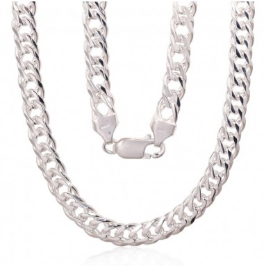 Sidabrinė grandinėlė Double rombo 6 mm , briaunų apdirbimas deimantu0