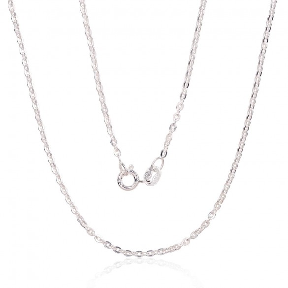 Sidabrinė grandinėlė Anchor round 2 mm , briaunų apdirbimas deimantu
