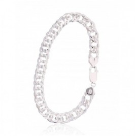 Sidabrinė grandinėlė Double rombo 8.5 mm , briaunų apdirbimas deimantu0
