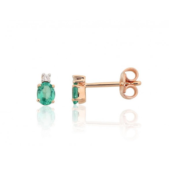 Gold classic studs earrings