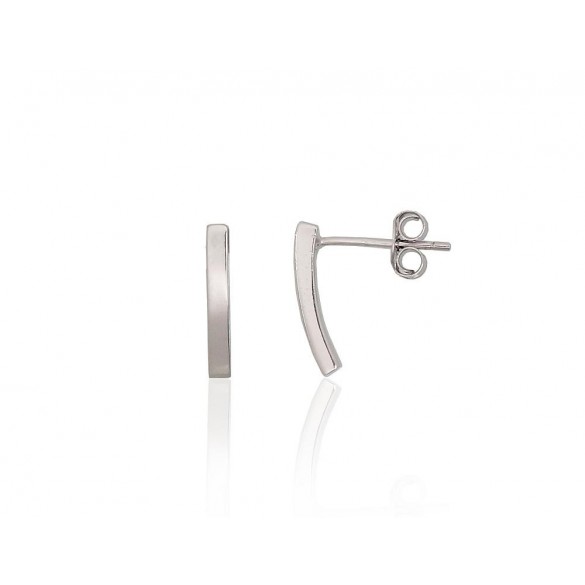 Silver stud earrings