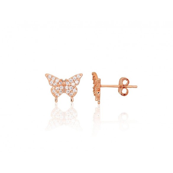 Серебряные серьги-пуссеты