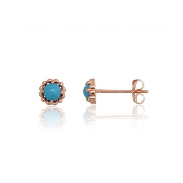 Gold classic studs earrings