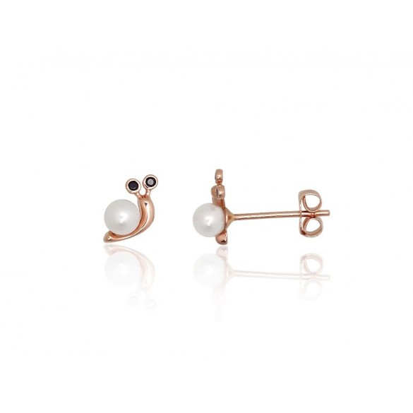 Gold classic studs earrings