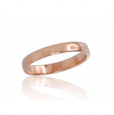 Auksinis vestuvinis žiedas. Praba: 585°. Metalas: Raudonas Auksas