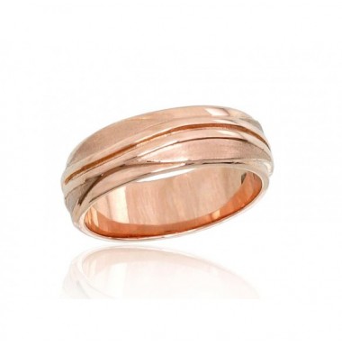 Laulību zelta gredzens 1100545(Au-R), Sarkanais Zelts	585°