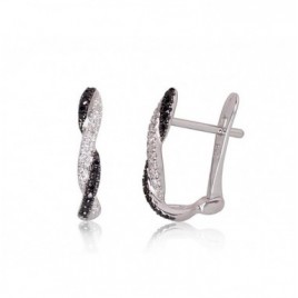 Auksiniai auskarai ant cilindrinės spynos0