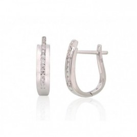 Auksiniai auskarai ant cilindrinės spynos0