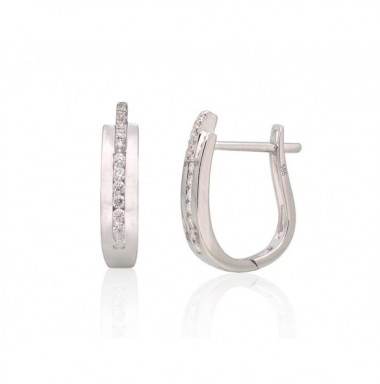 Auksiniai auskarai ant cilindrinės spynos0