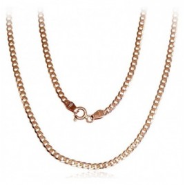 Auksinė grandinėlė Curb 2.3 mm , briaunų apdirbimas deimantu0