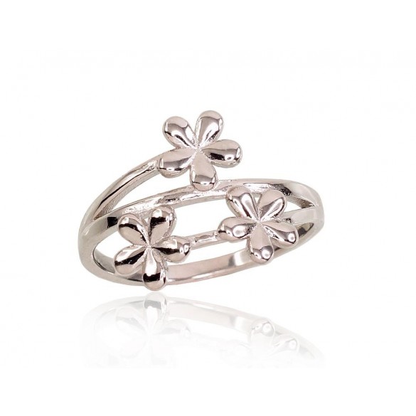 925° Genuine Sterling Silver ring, Stone: No stone, Type: Women, 2101631(PRh-Gr)