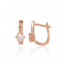 Sidabriniai auskarai ant cilindrinės spynos0