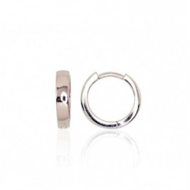 Sidabriniai auskarai su apvaliu segtuku0