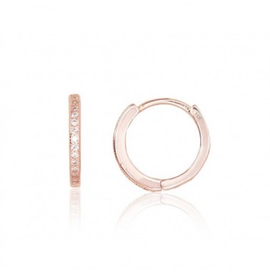 Sidabriniai auskarai su apvaliu segtuku0