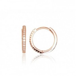 Sidabriniai auskarai su apvaliu segtuku0