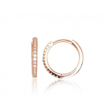 Sidabriniai auskarai su apvaliu segtuku0