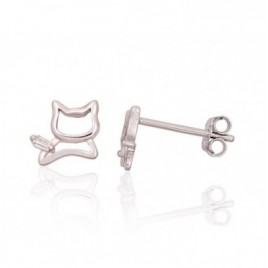 Sidabriniai auskarai –pusetai0