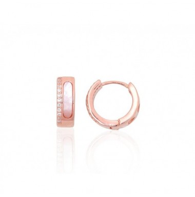 Sidabriniai auskarai su apvaliu segtuku0