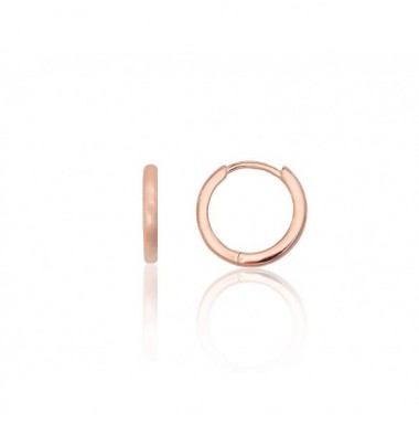 Sidabriniai auskarai su apvaliu segtuku0