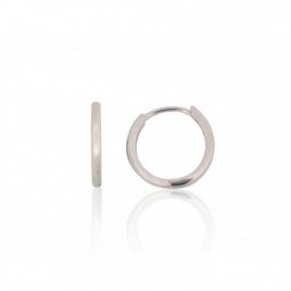 Sidabriniai auskarai su apvaliu segtuku0