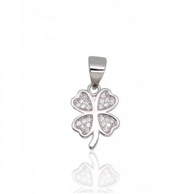 Sudraba kulons 2301925(PRh-Gr)_CZ, Sudrabs	925°, rodijs (pārklājums), Cirkoni 