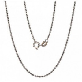 Sidabrinė grandinėlė Rope 1,3 mm0