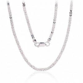 Sidabrinė grandinėlė Bizantine 2.5 mm0