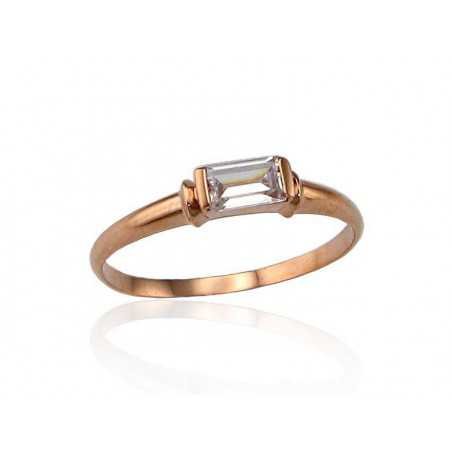585° Gold ring, Stone: Zirkons , Type: Women, 1100080(Au-R)_CZ