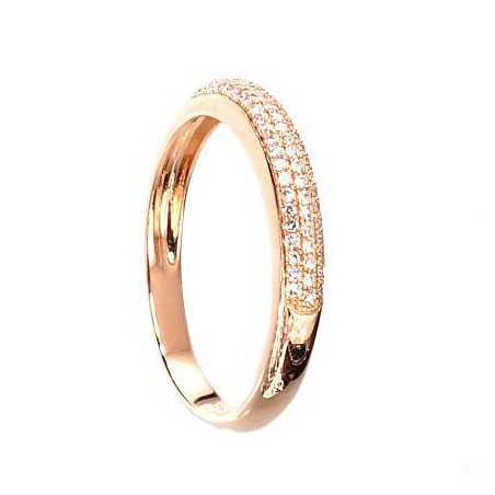 585° Gold ring, Stone: Diamonds, Type: With precious stones, 1100121(Au-R)_DI