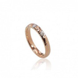 585° Gold ring, Stone: Diamonds, Type: With precious stones, 1100443(Au-R+PRh-W)_DI