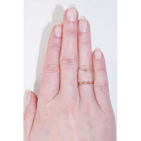 Gold wedding ring, Rose gold, 585°, No stone, 1100541(Au-R)