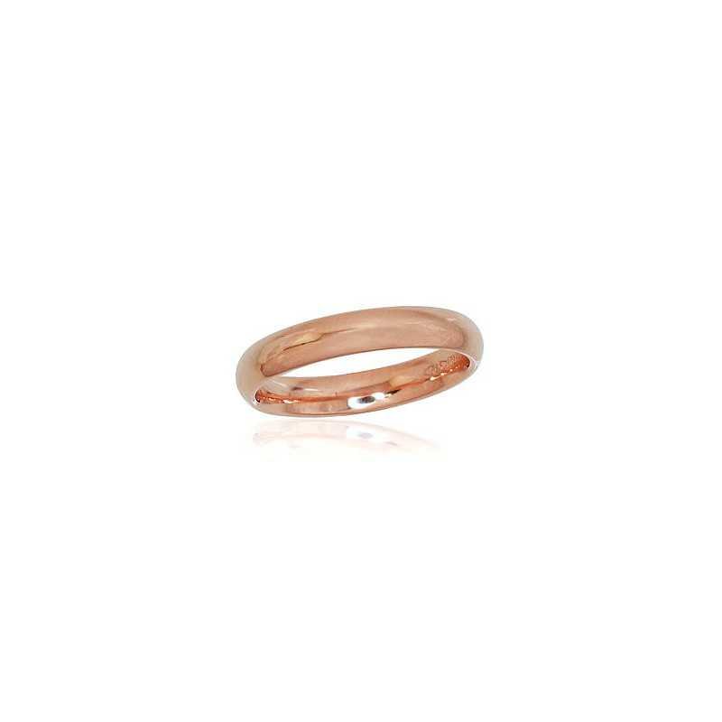Gold wedding ring, Rose gold, 585°, No stone, 1100725(Au-R)
