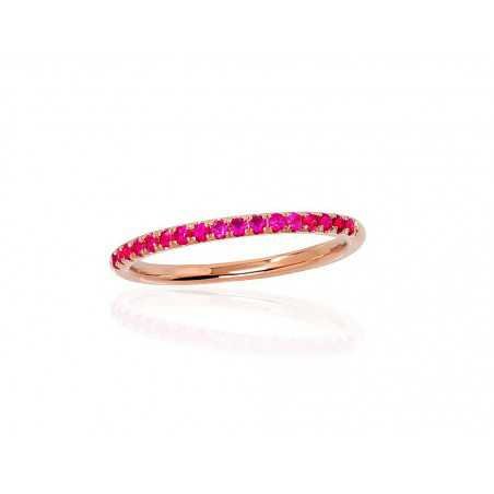 585° Gold ring, Stone: Ruby, Type: With precious stones, 1100902(Au-R)_RB