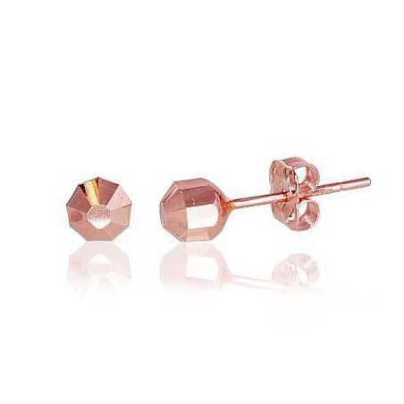 Gold classic studs earrings, 585°, No stone, 1200105(Au-R)