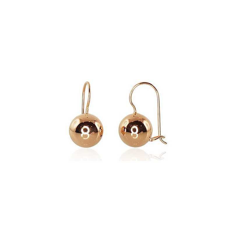 Gold hook earrings, 585°, No stone, 1200536(Au-R)