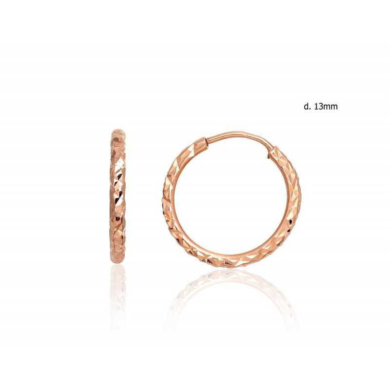 Gold rings-earrings, 585°, No stone, 1201205(Au-R)