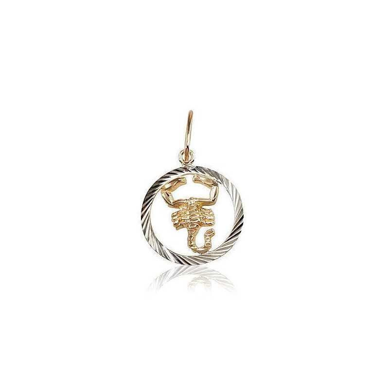 Gold pendant, 585°, Rose gold, No stone, 1300232(Au-R+PRh-W)