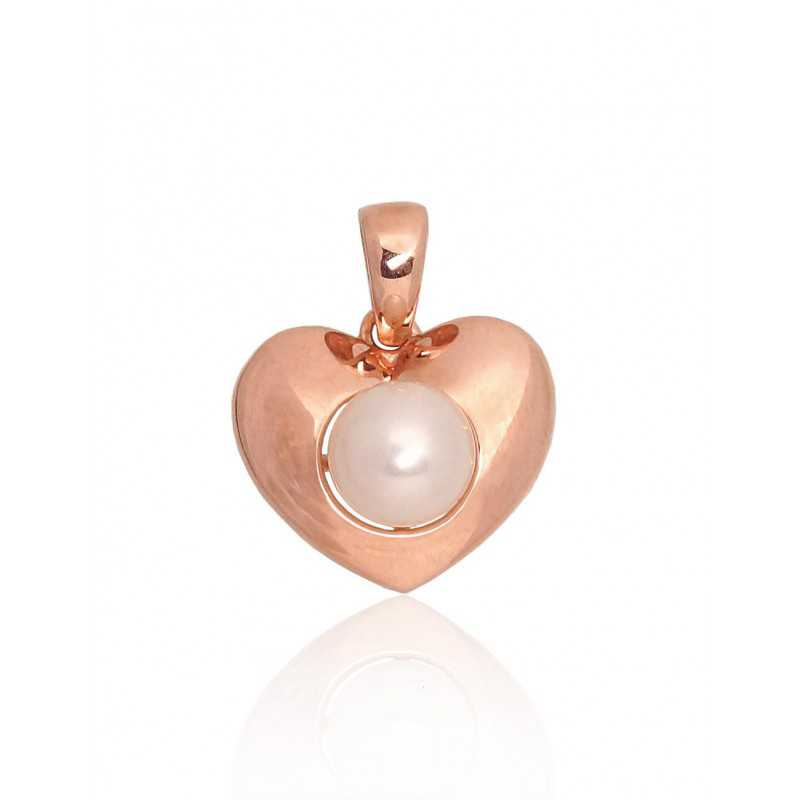 Gold pendant, 585°, Rose gold, Fresh-water Pearl , 1300813(Au-R)_PE