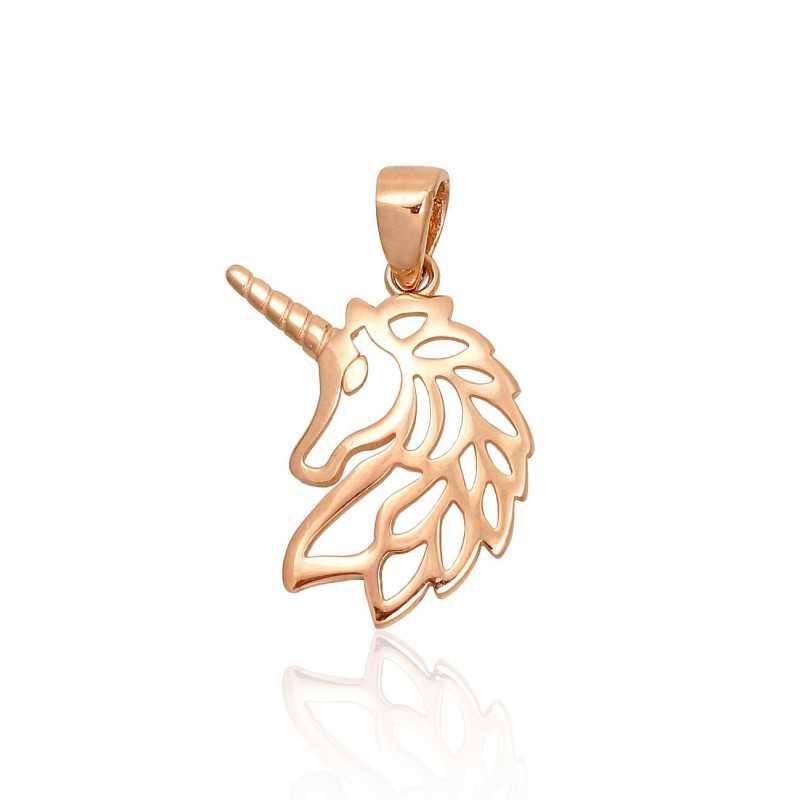 Gold pendant, 585°, Rose gold, No stone, 1300815(Au-R)