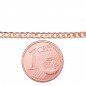 Gold chain Curb 2.3 mm , diamond cut